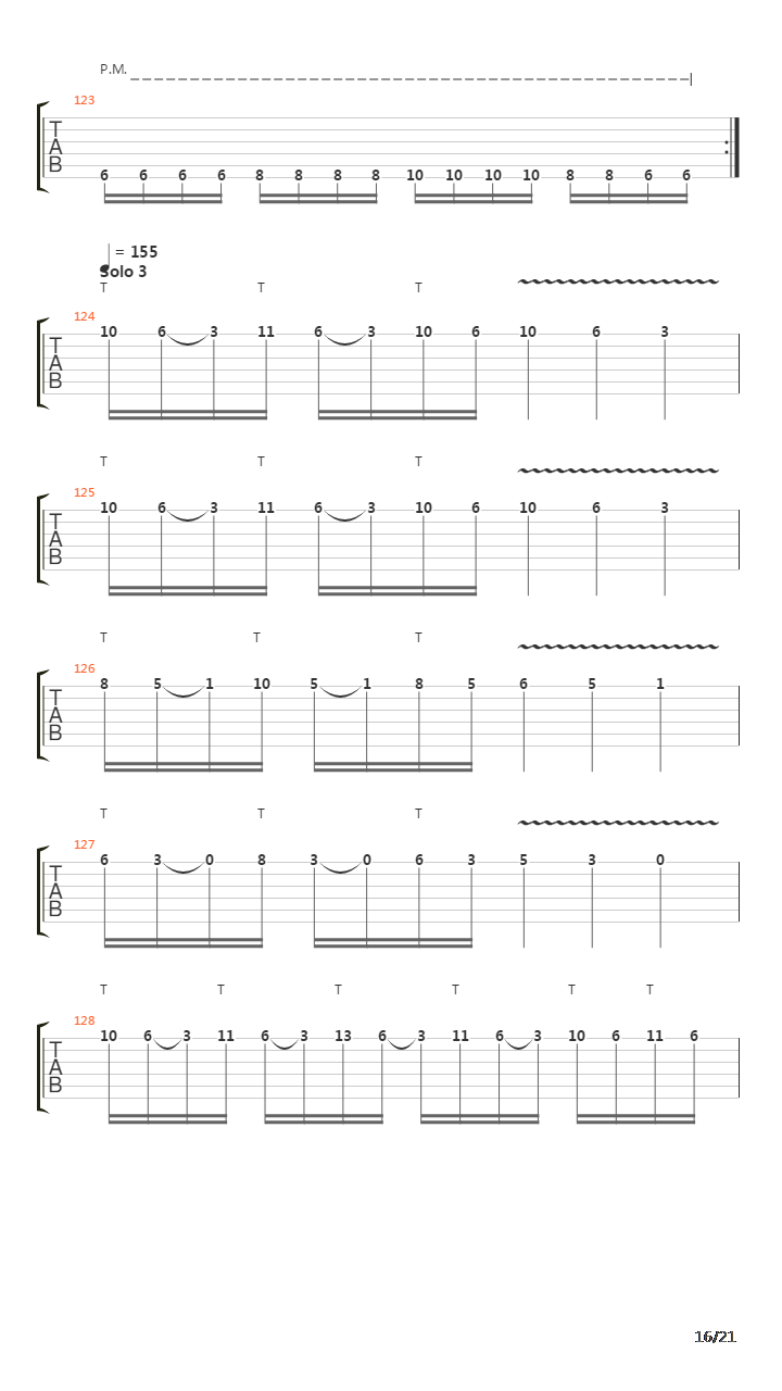 The Martyr吉他谱