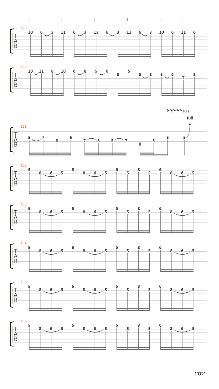 The Martyr吉他谱