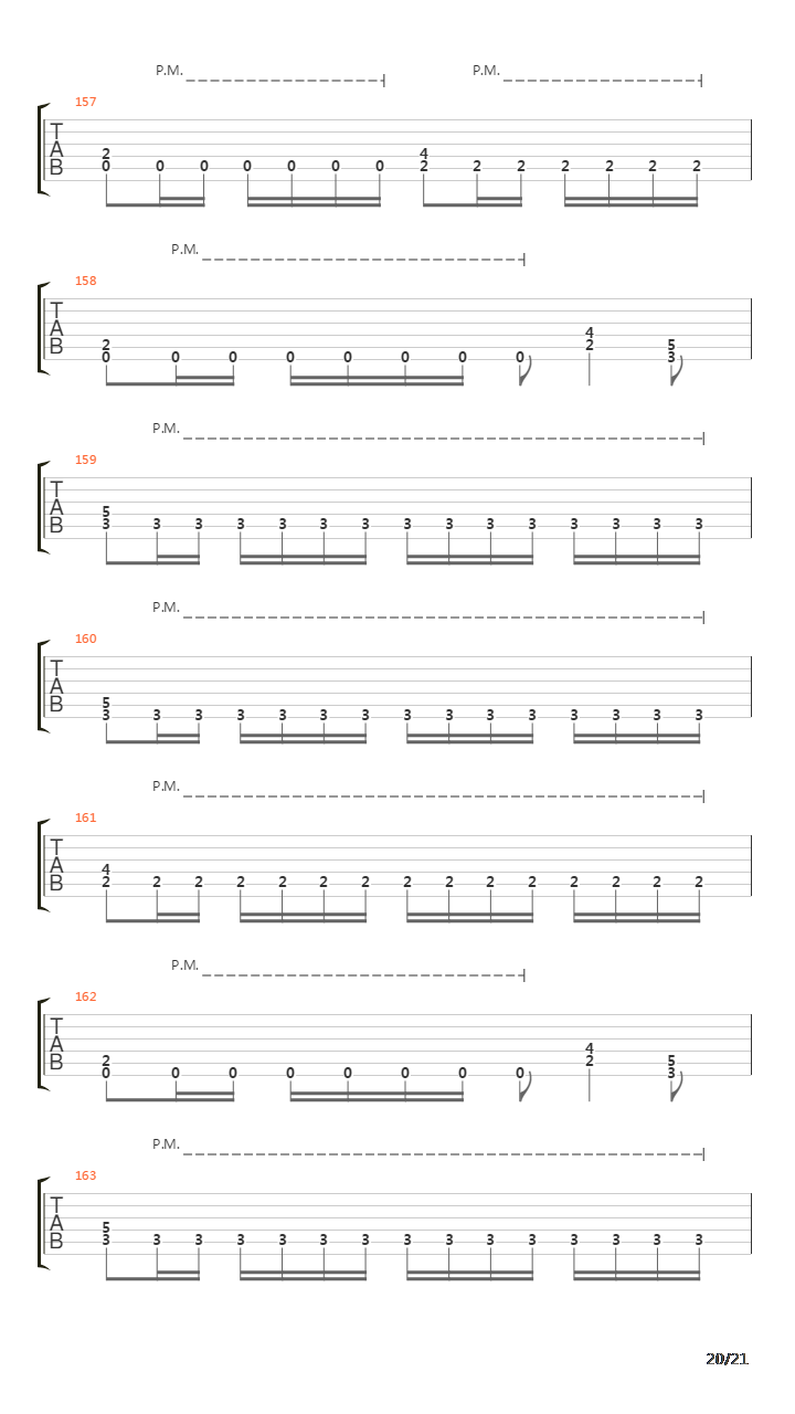 The Martyr吉他谱