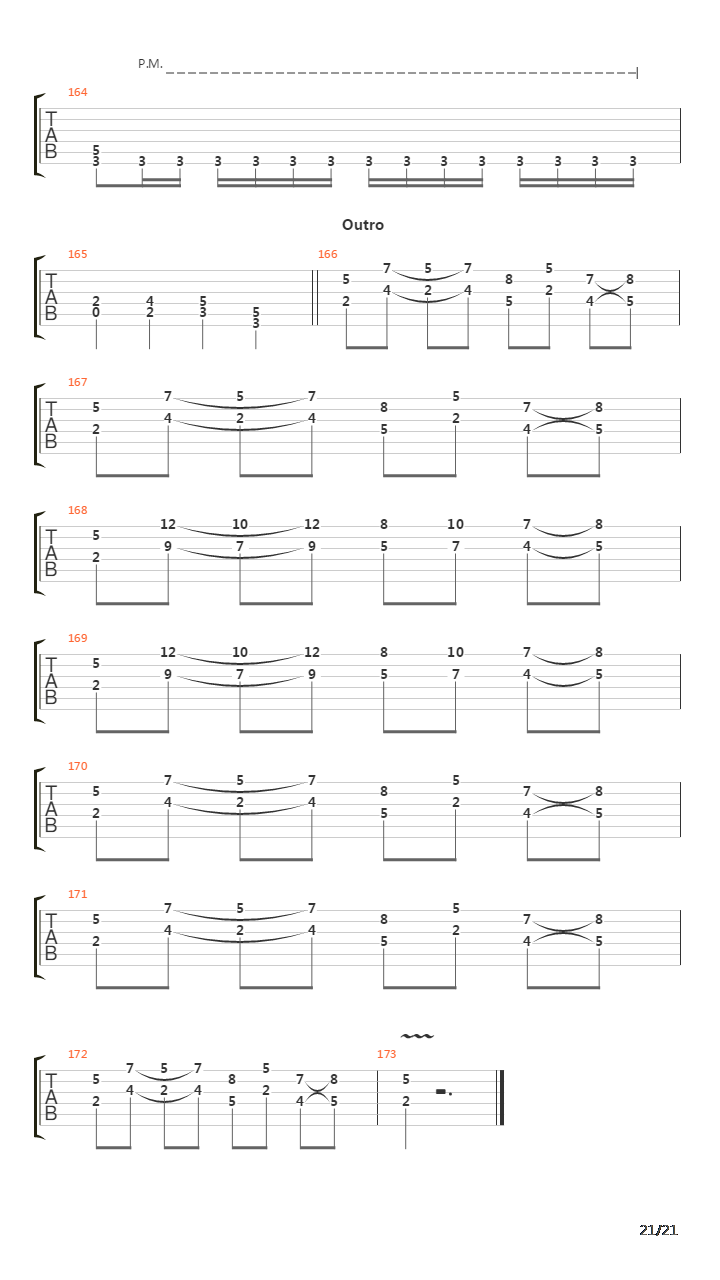 The Martyr吉他谱