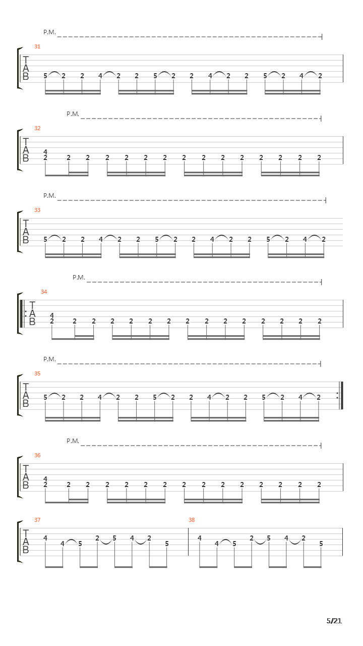 The Martyr吉他谱