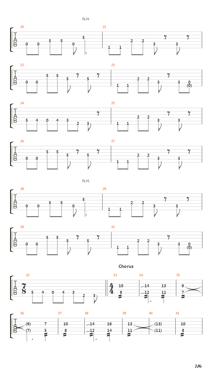 So He Begins To Lie吉他谱