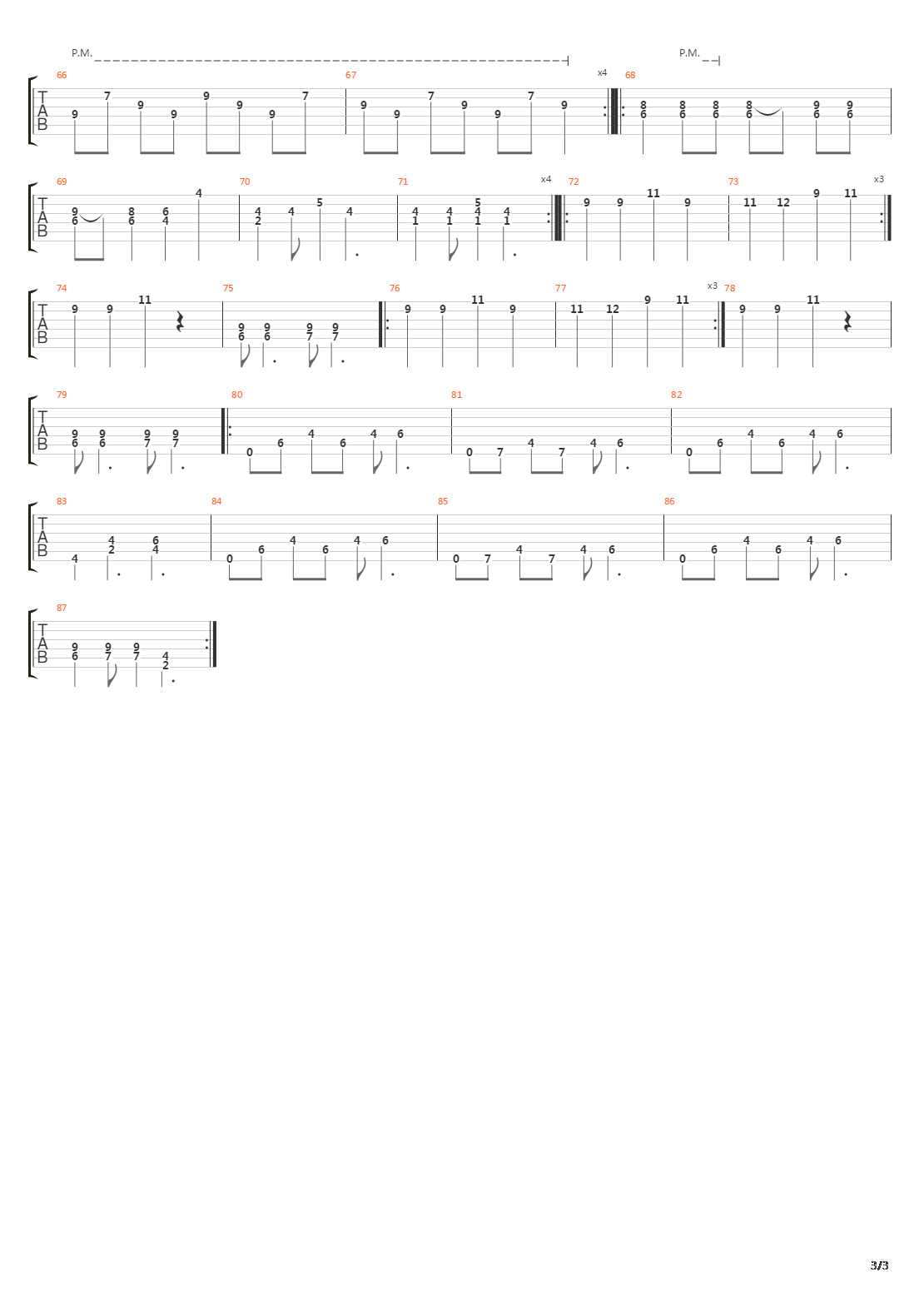 Fbotl 4吉他谱