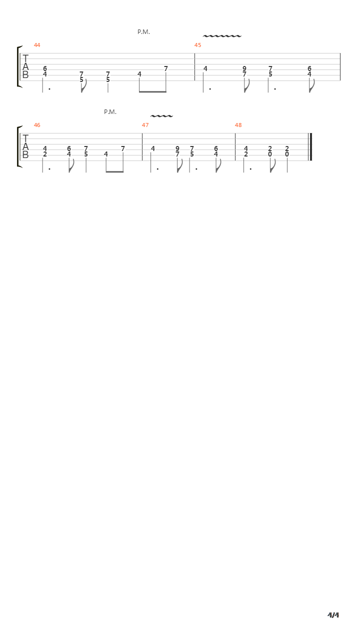 Fragments吉他谱