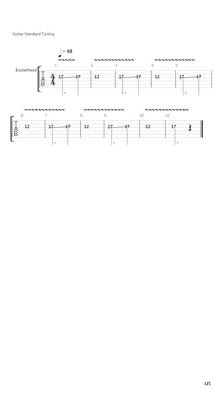 The Rack吉他谱