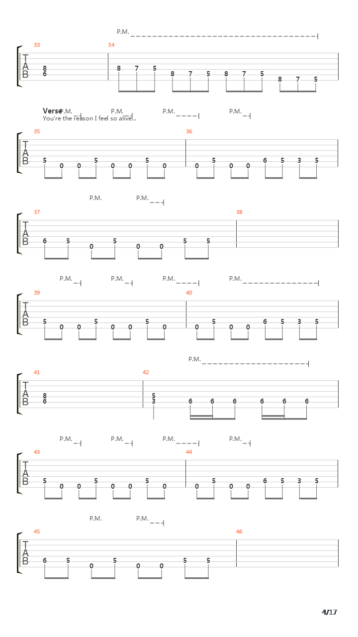 Pariah吉他谱