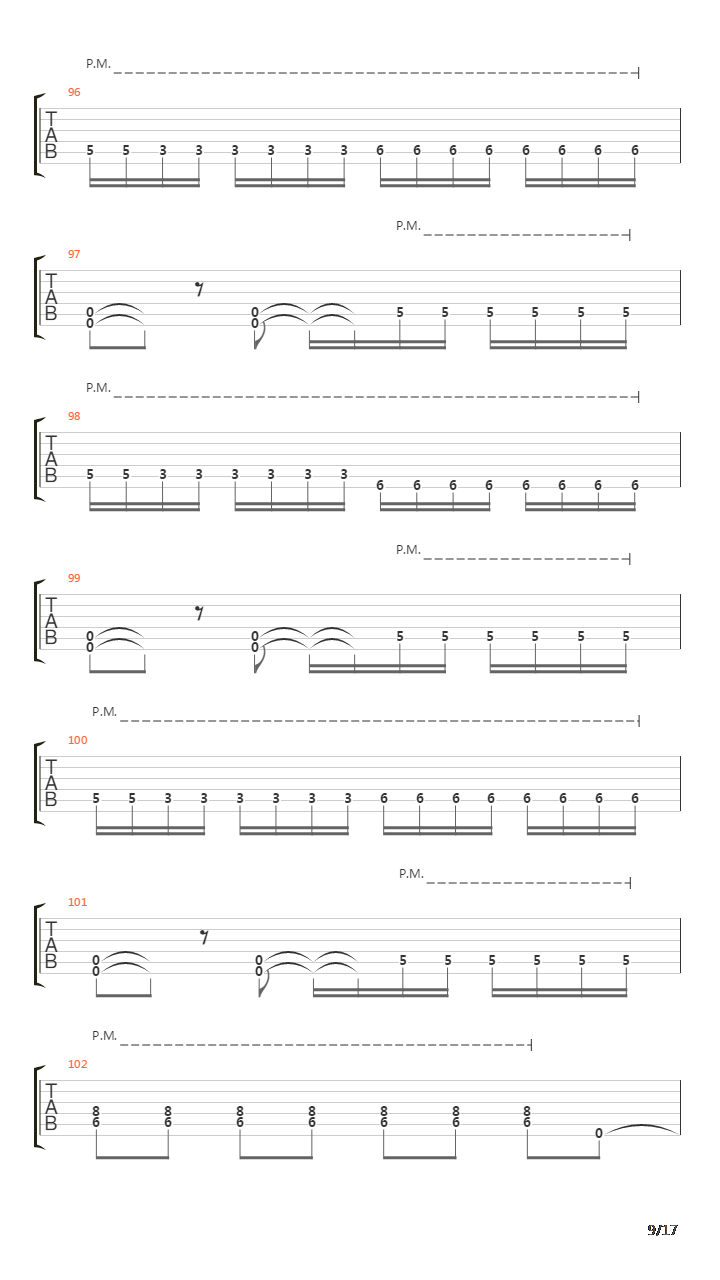 Pariah吉他谱