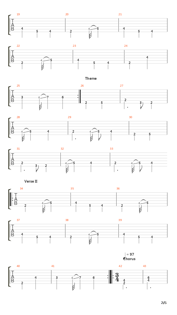 Samarithan吉他谱