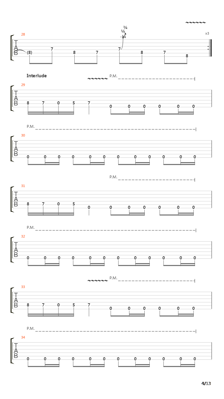 Dark Passenger吉他谱