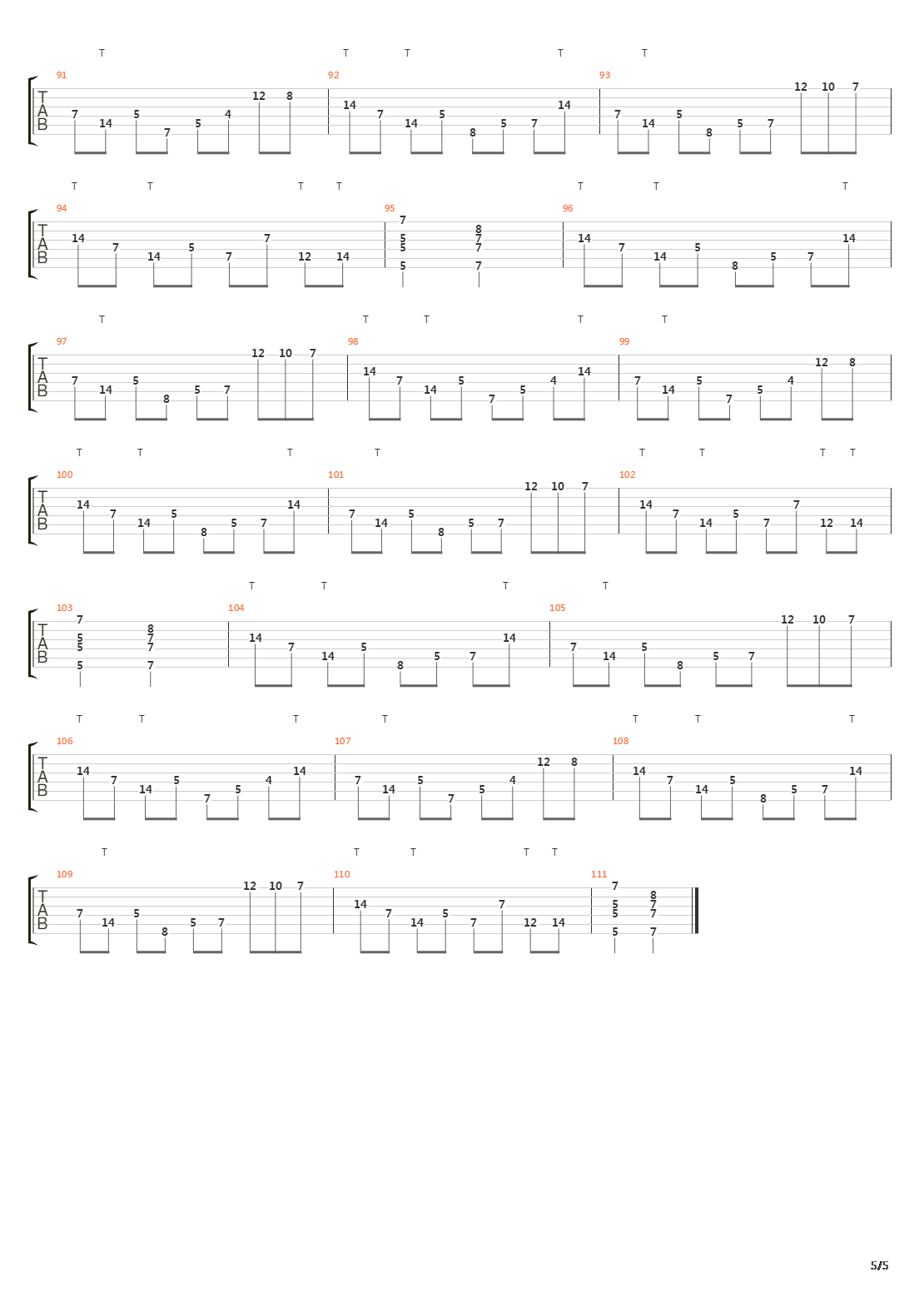 Fall吉他谱