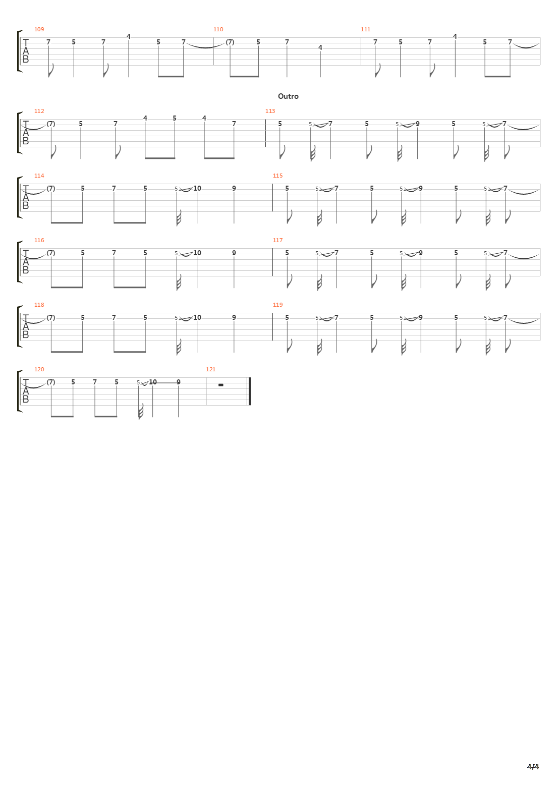 No Chains On Me吉他谱