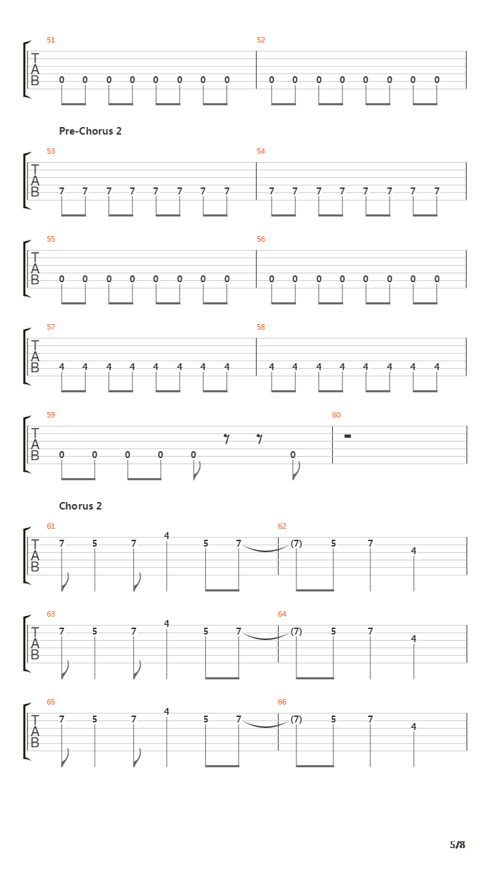 No Chains On Me吉他谱