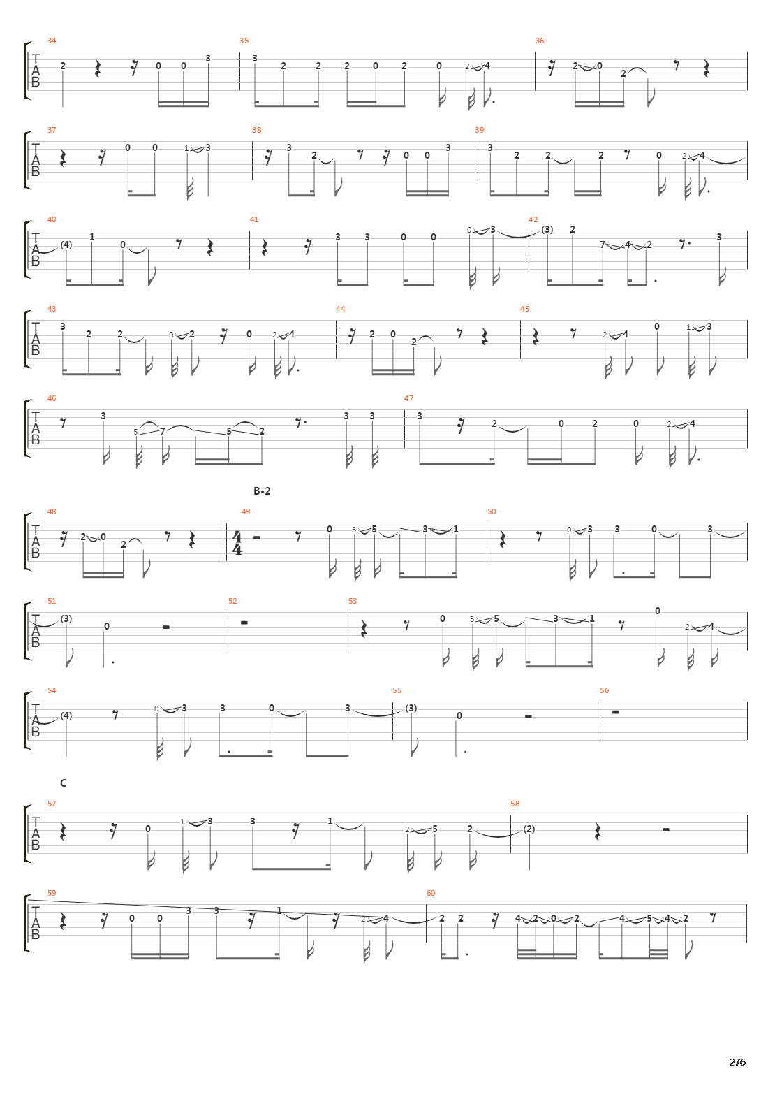 The Crowing吉他谱