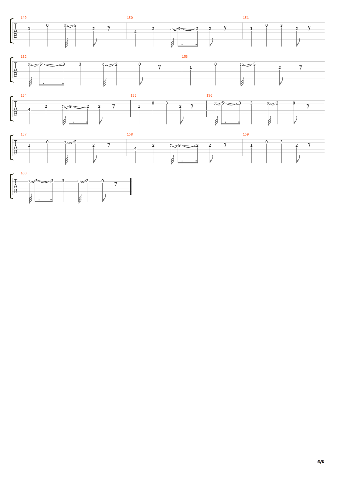 The Crowing吉他谱