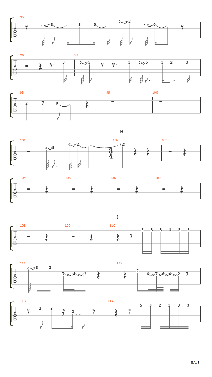 The Crowing吉他谱