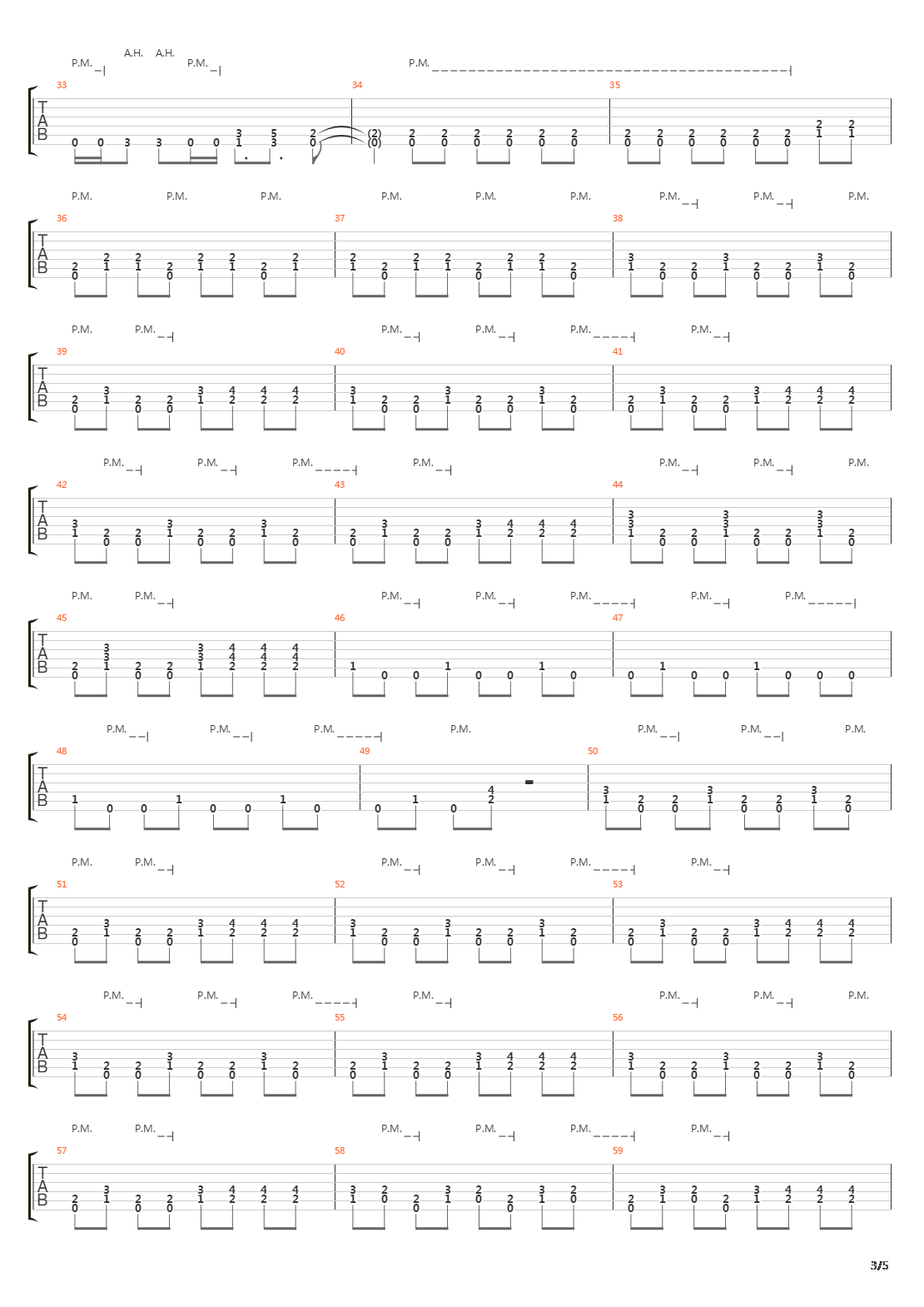 Lower The Line吉他谱