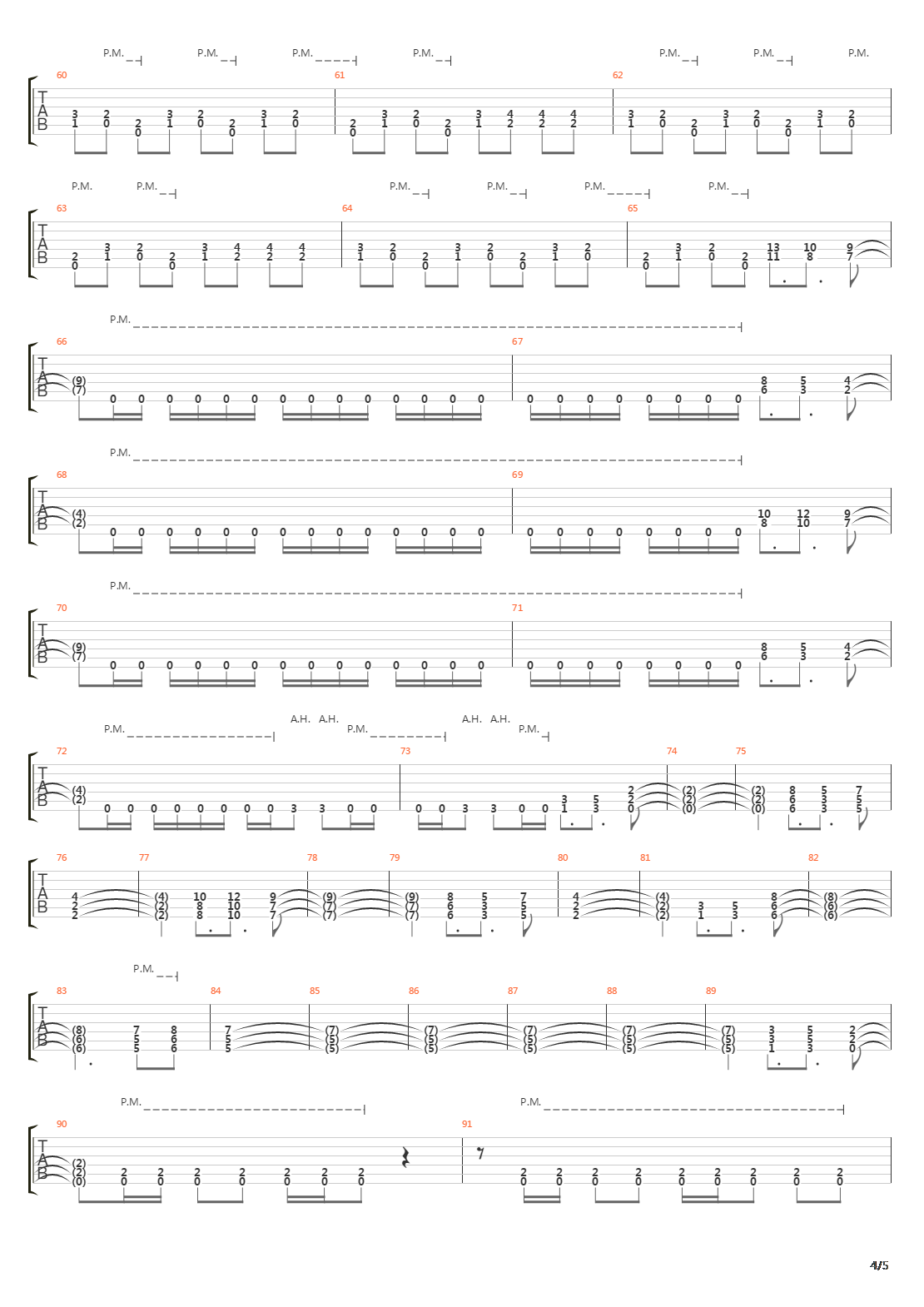 Lower The Line吉他谱