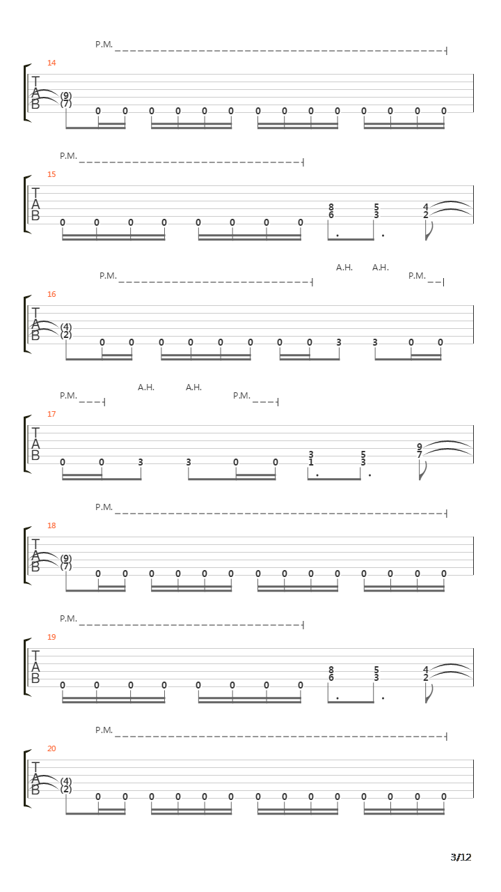 Lower The Line吉他谱