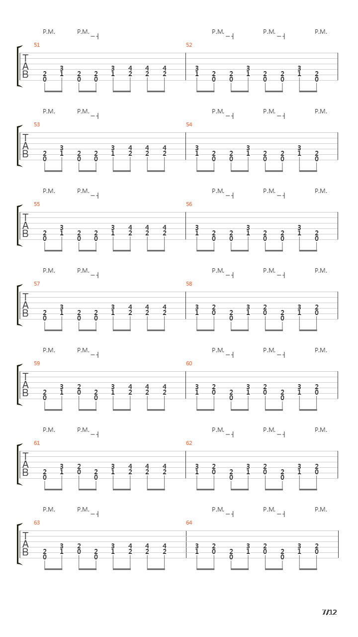 Lower The Line吉他谱