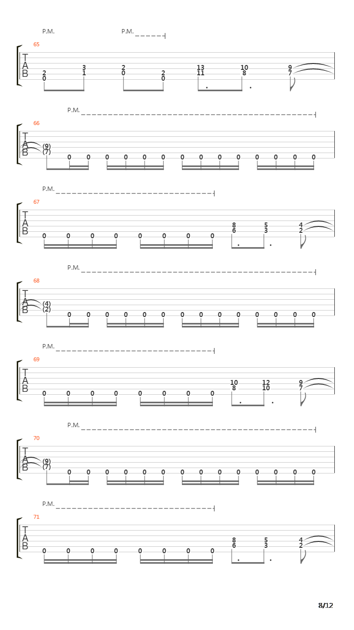 Lower The Line吉他谱