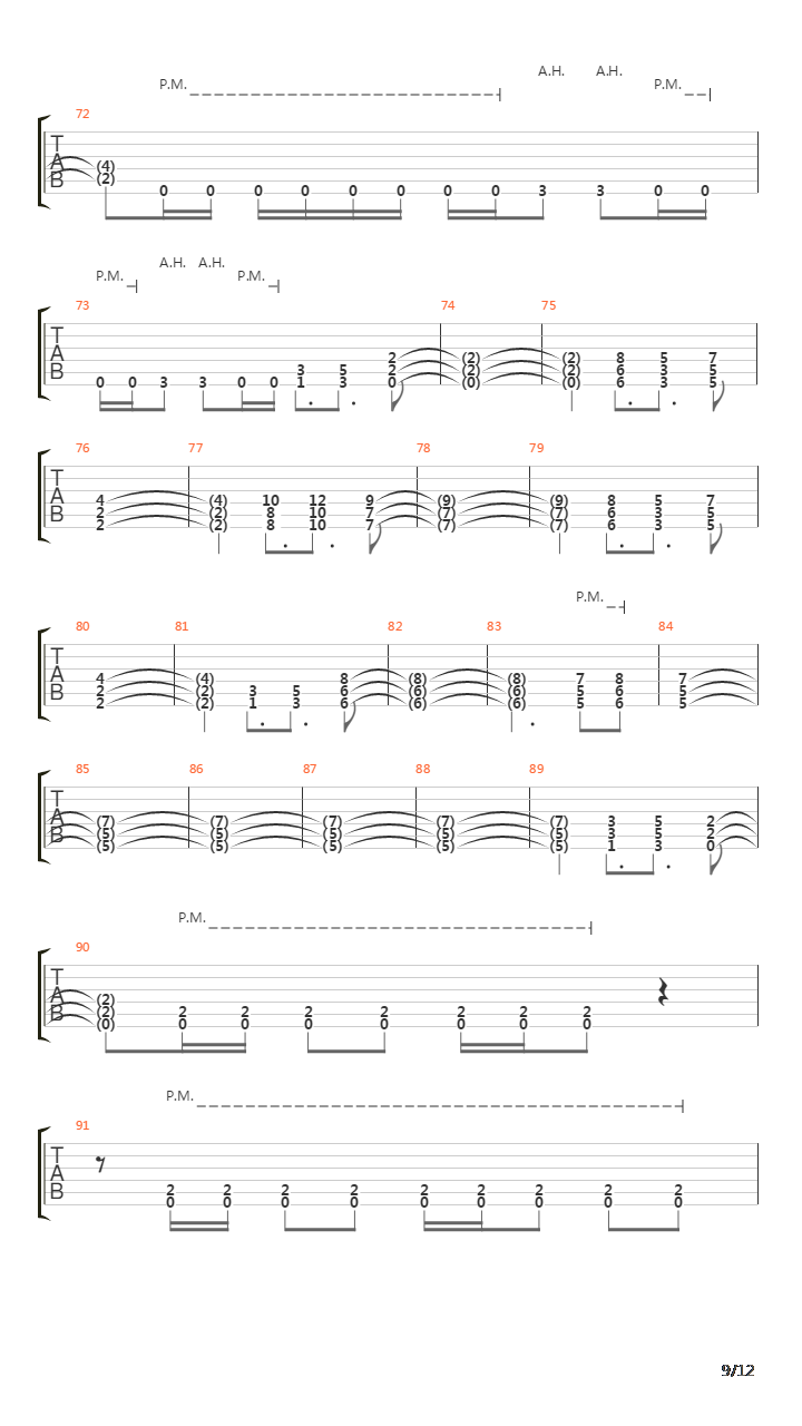 Lower The Line吉他谱