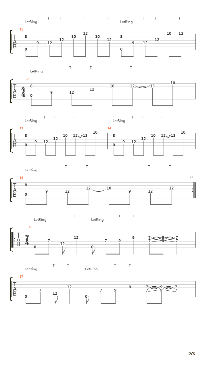 Pelagic吉他谱