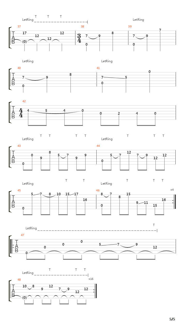 Pelagic吉他谱