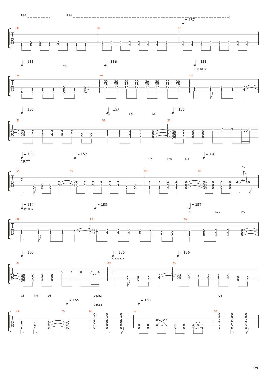 Higher吉他谱