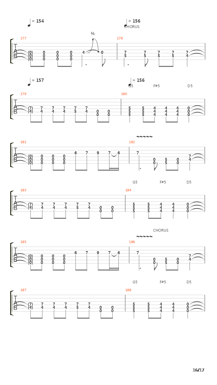 Higher吉他谱