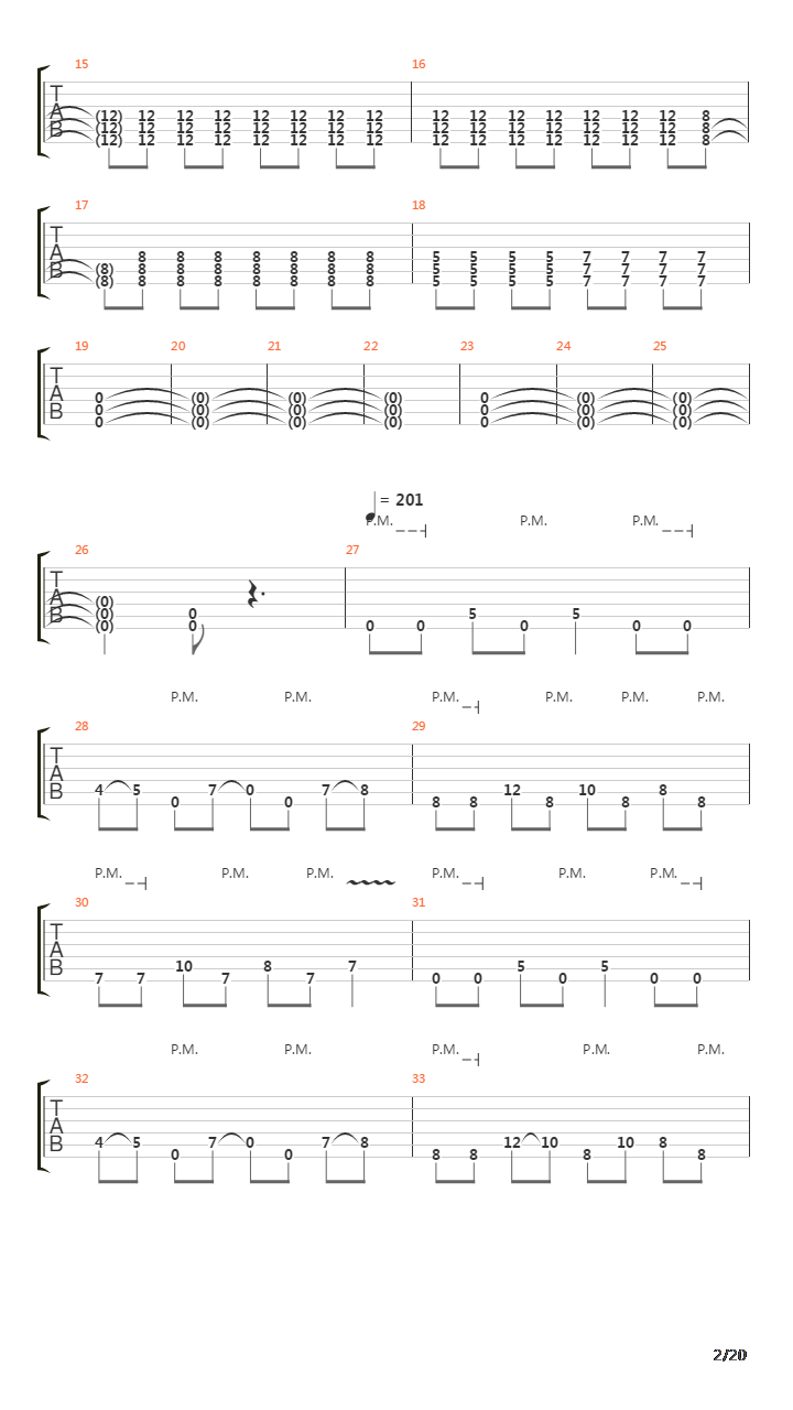 Stars Faded In Slow Motion吉他谱