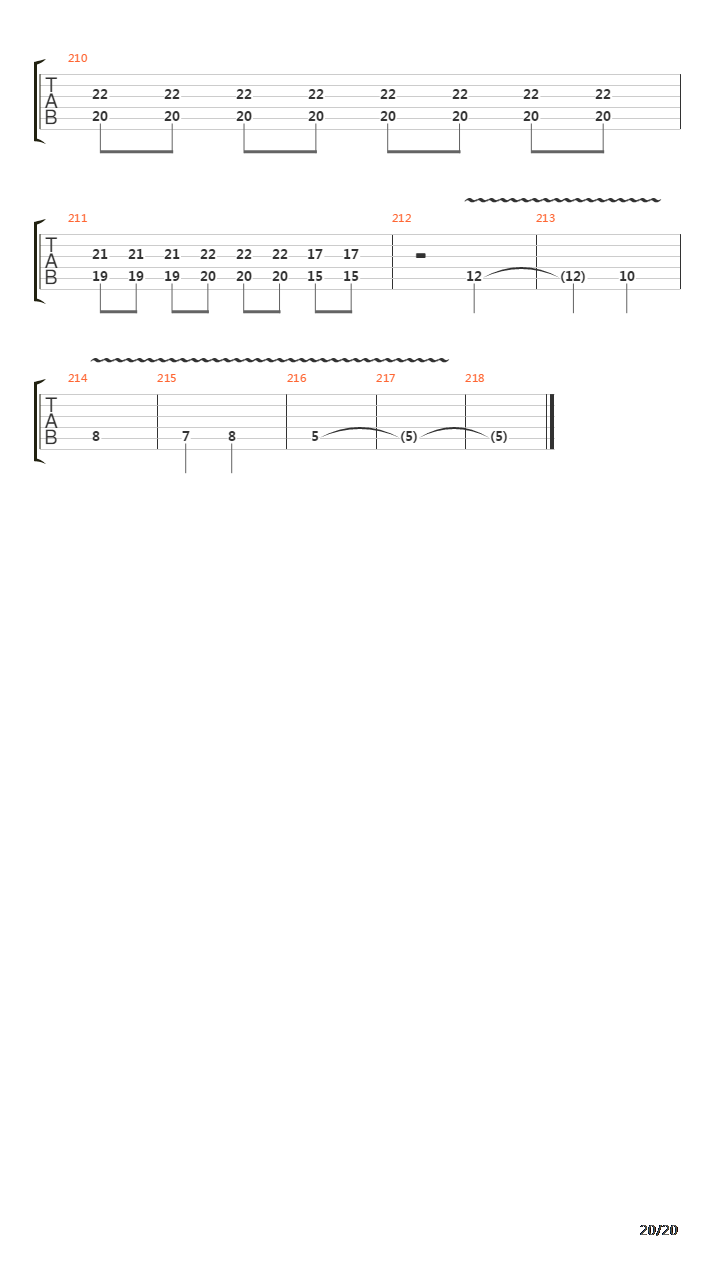 Stars Faded In Slow Motion吉他谱