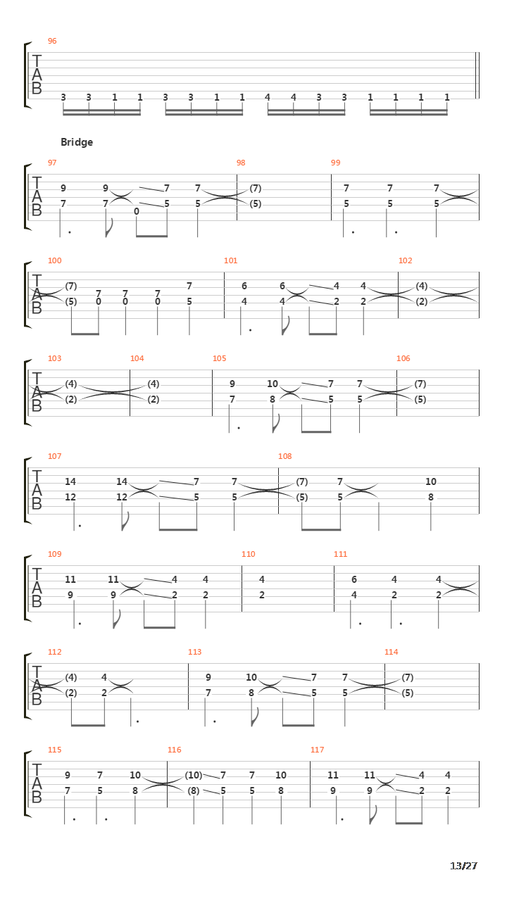 Nest吉他谱