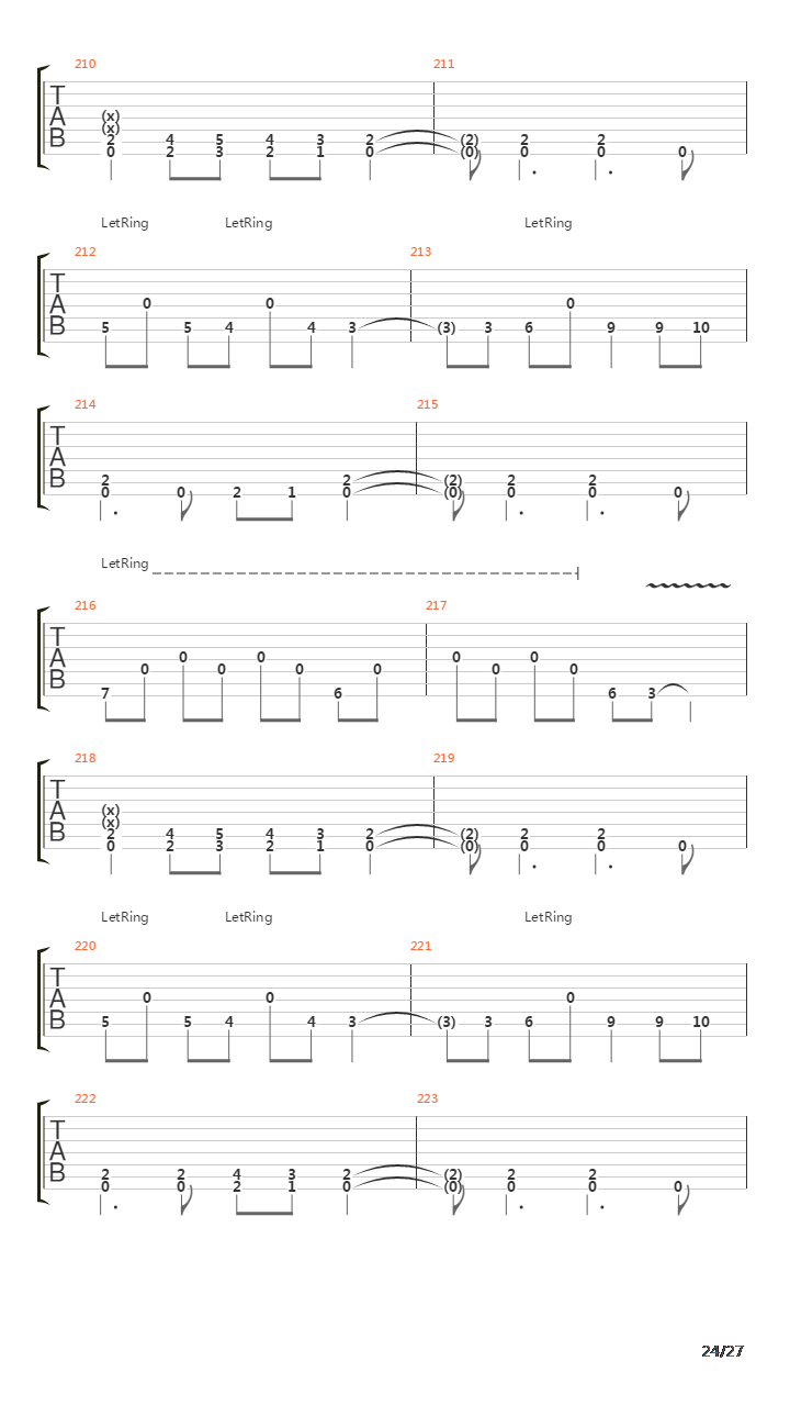 Nest吉他谱