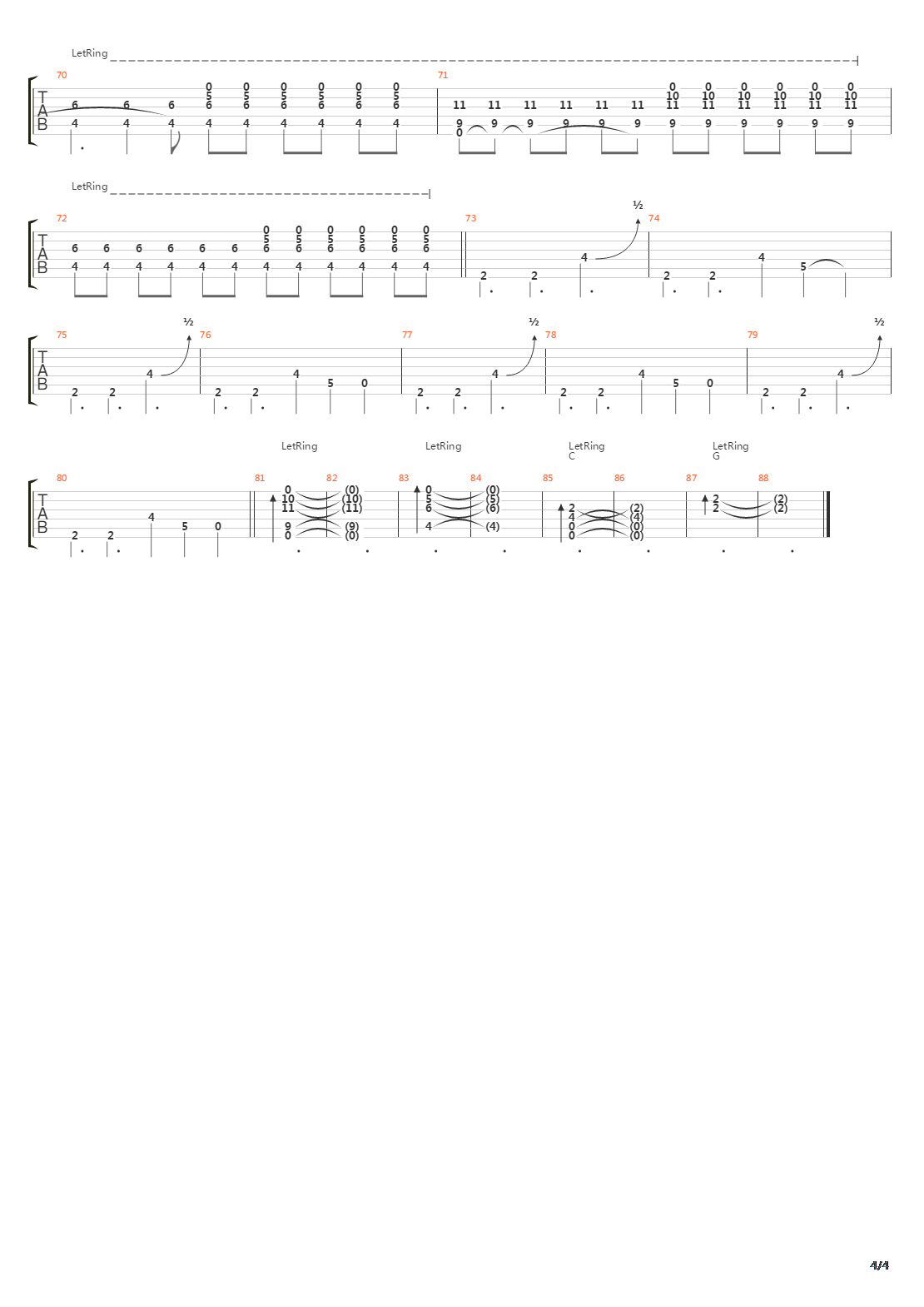 Riviere吉他谱