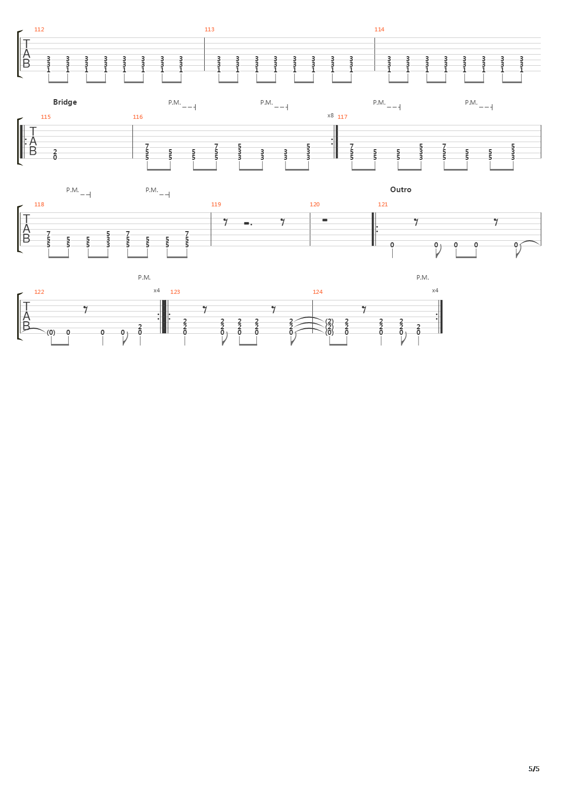 Rubicon吉他谱