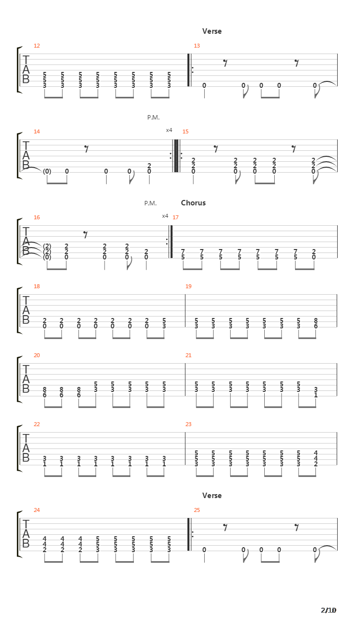 Rubicon吉他谱