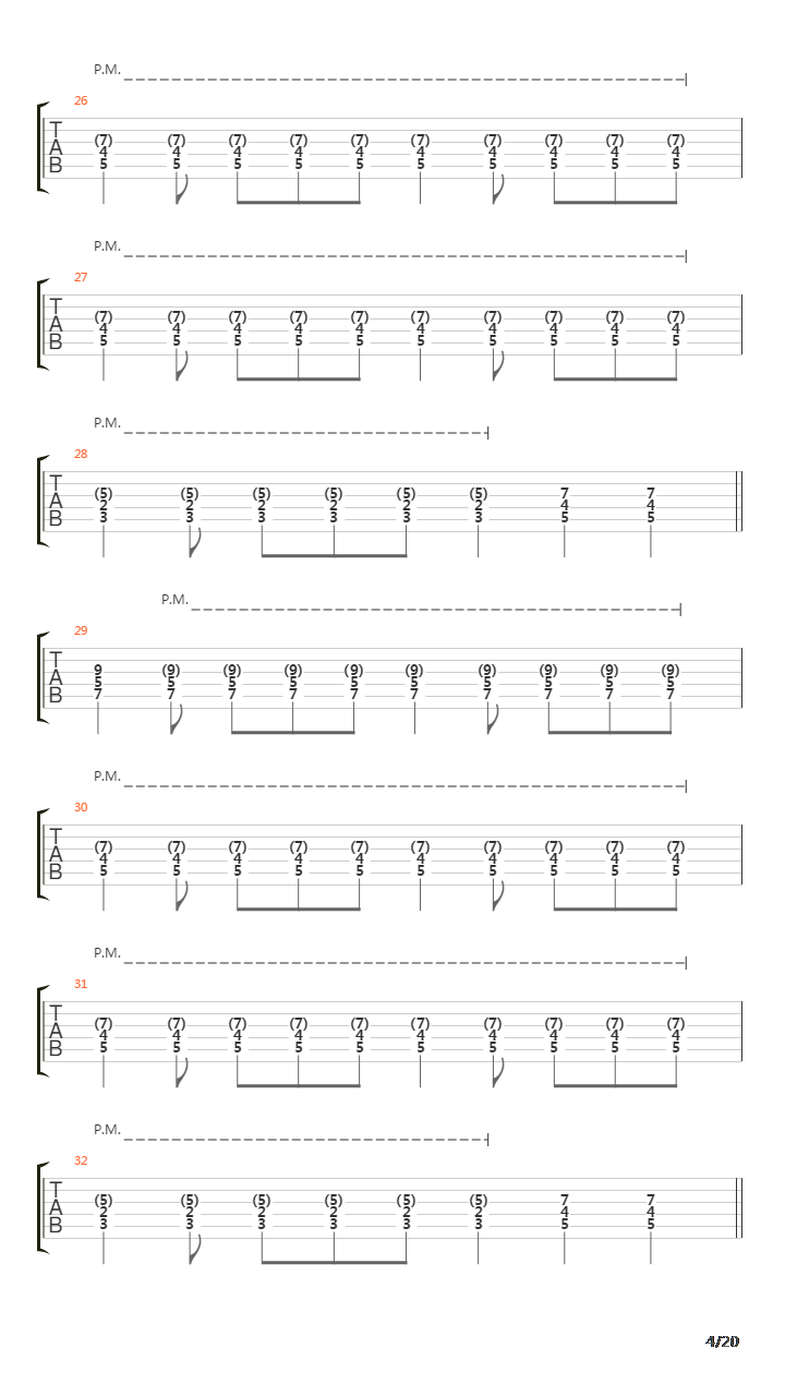 March Of The Norse吉他谱