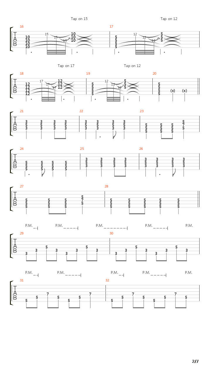 Stagnant吉他谱