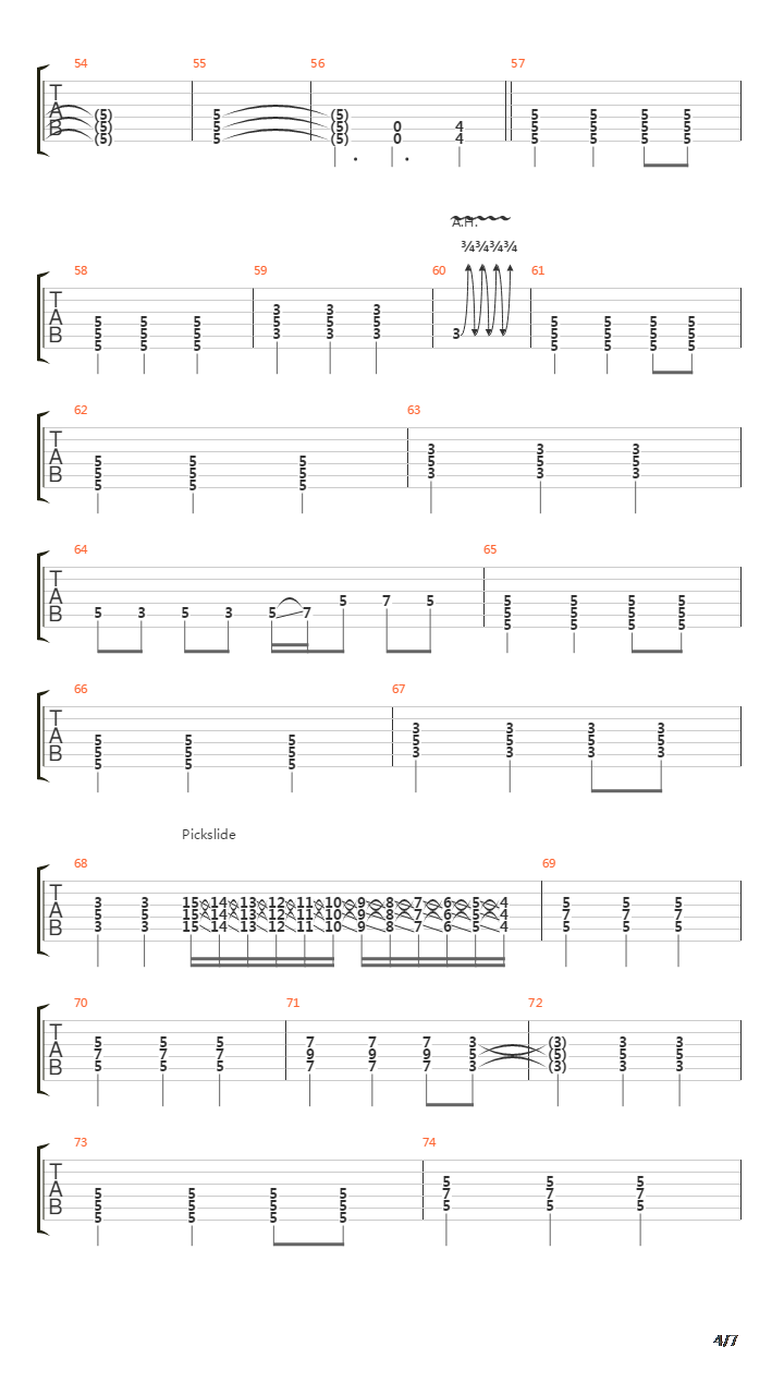 Stagnant吉他谱