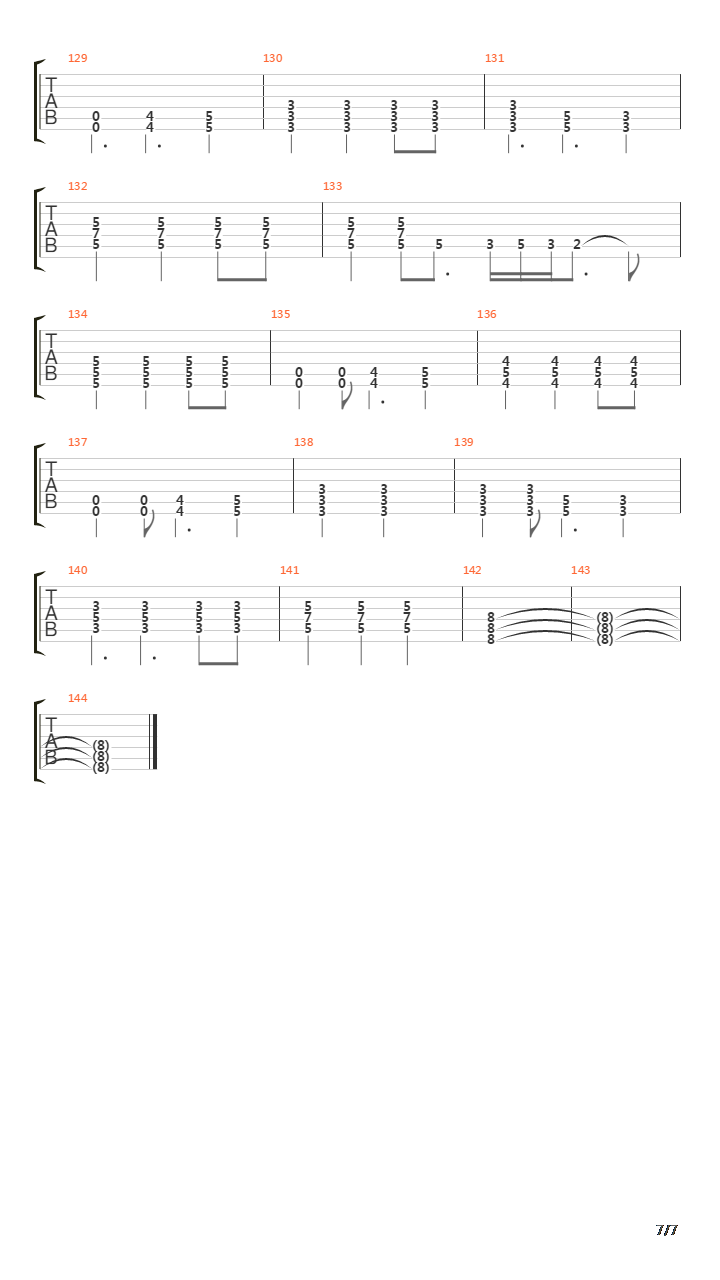 Stagnant吉他谱