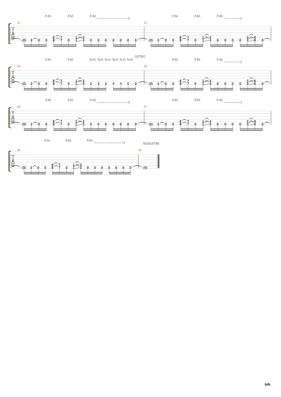 Stricken吉他谱