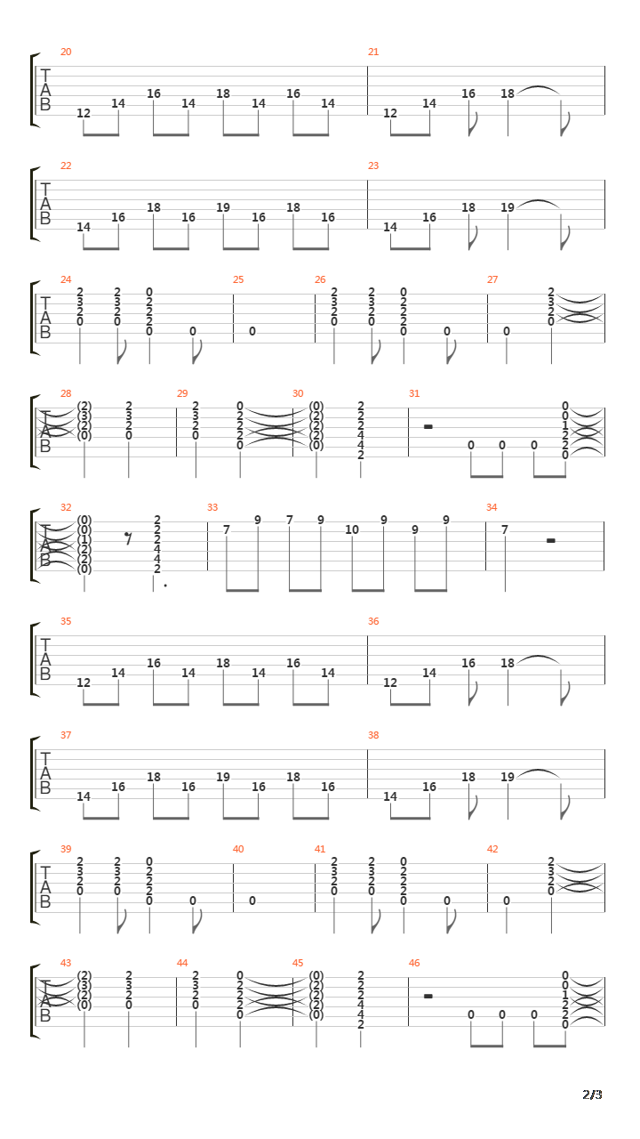 The Sound Of Silence吉他谱