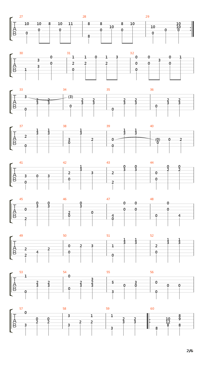 Waltz No 2吉他谱