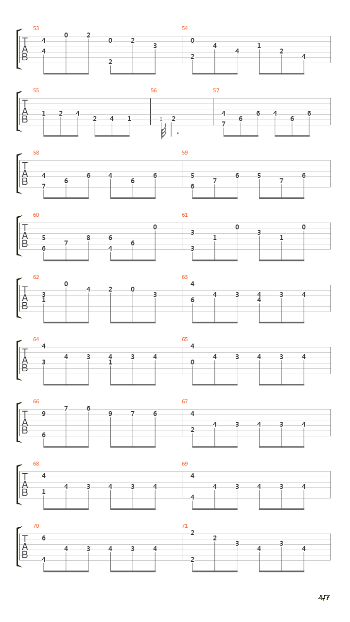 Sonata L430 K531吉他谱