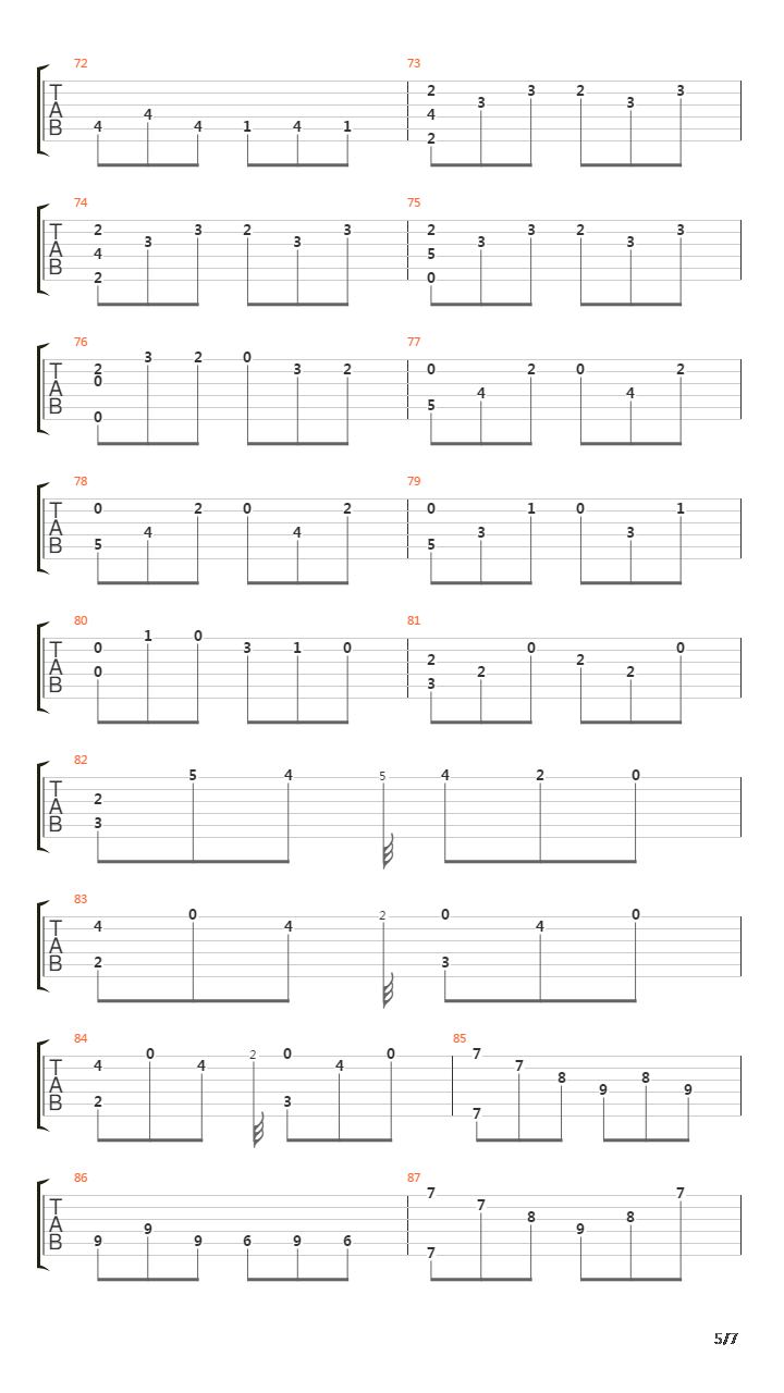 Sonata L430 K531吉他谱