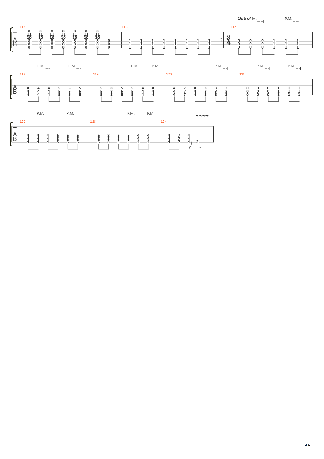 All吉他谱