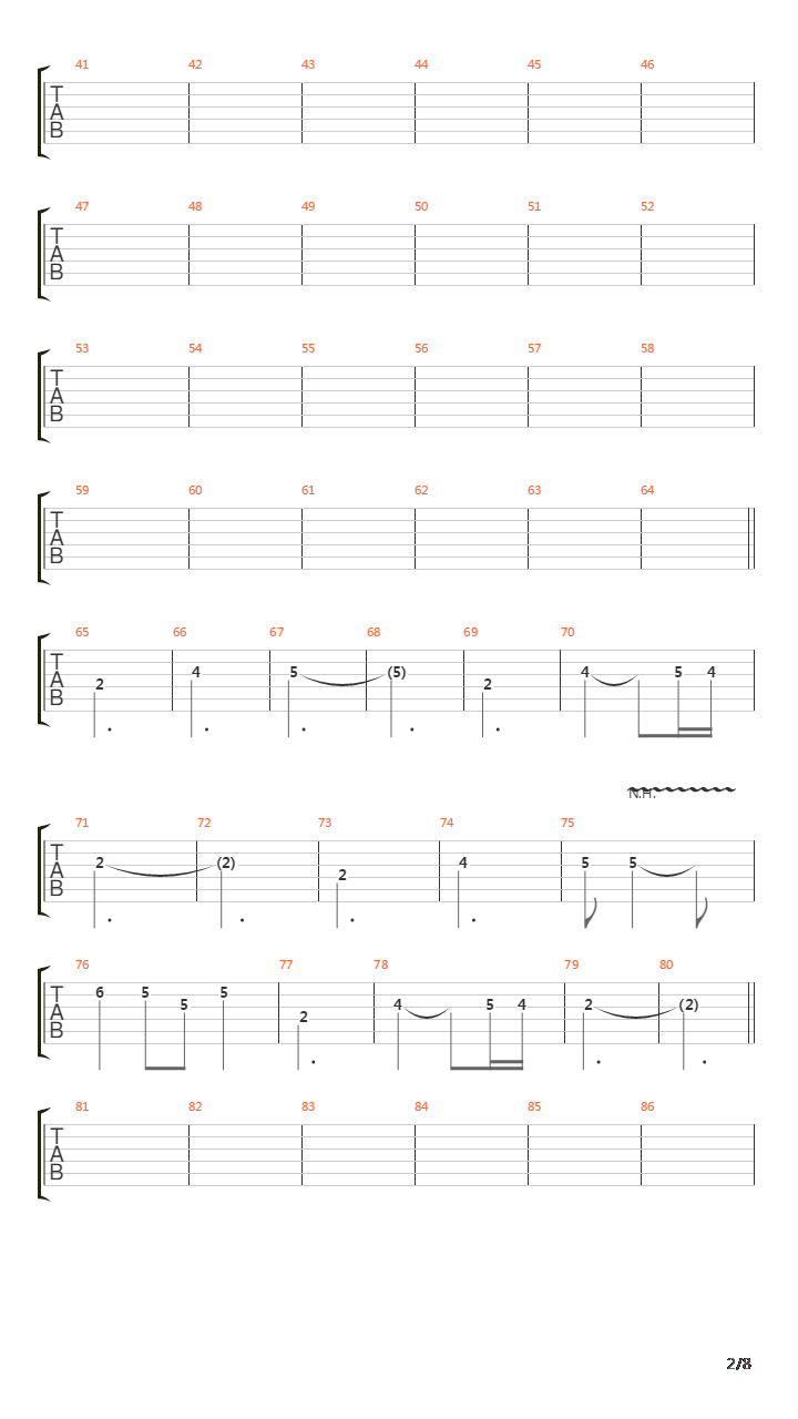 The Apostasy Canticle吉他谱