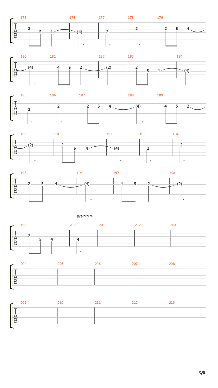 The Apostasy Canticle吉他谱