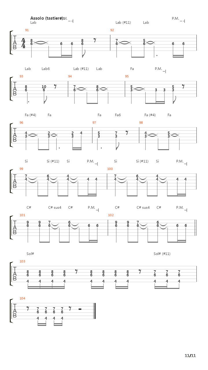 Overture 1928吉他谱