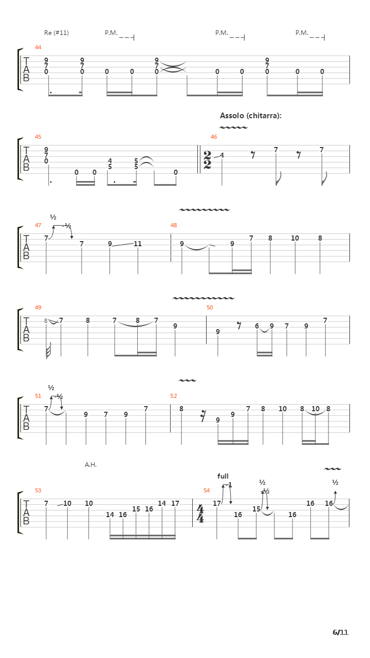 Overture 1928吉他谱